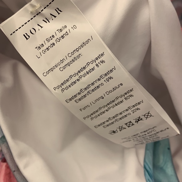 Boamar marble waves one piece size large new without tags - Picture 8 of 10